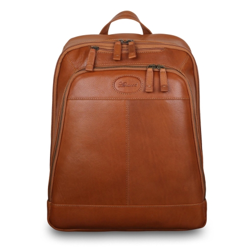 Большой кожаный рюкзак светло-коричневого цвета Ashwood Leather 8144 Tan